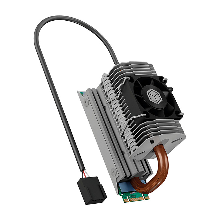 K Kühlkörper IcyBox SSD M.2 schwenkbar