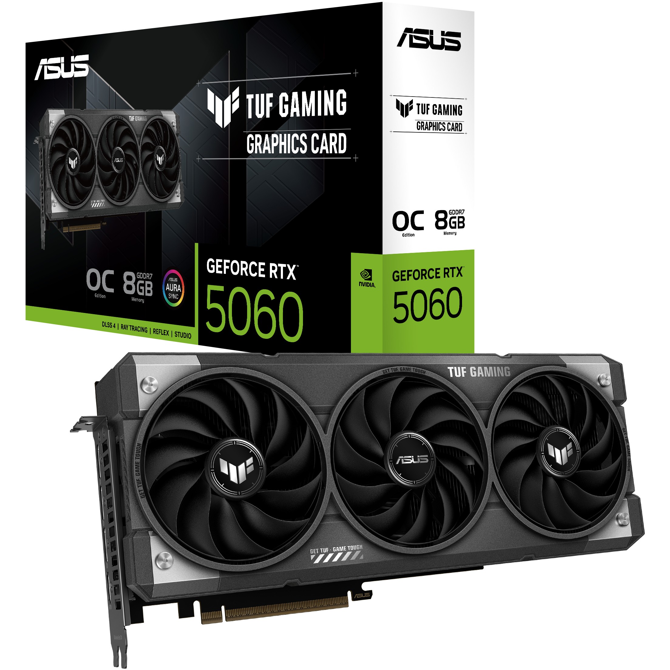 RTX 5060 8GB ASUS TUF Gaming OC GDDR7 3 Fan