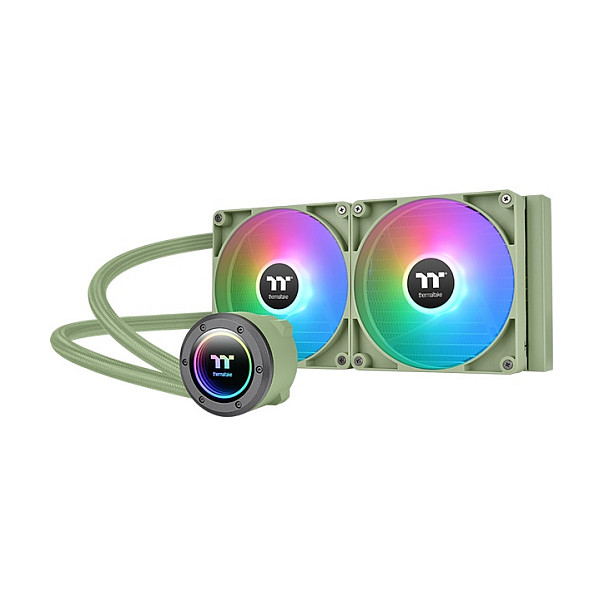 K Wasserkühlung Thermaltake TH280 V2 ARGB Sync All-In-One Liquid Cooler Matcha Green