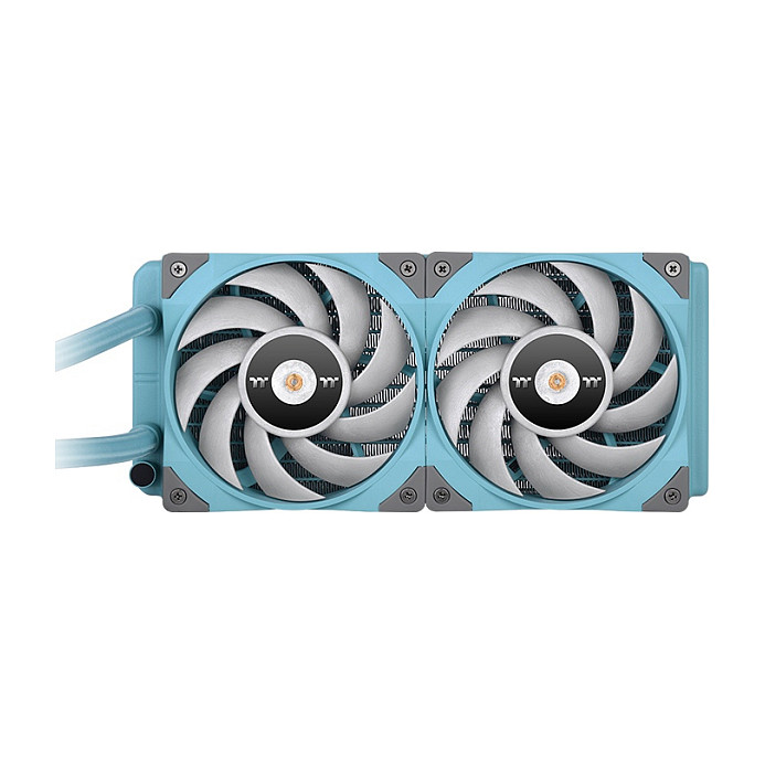 K Thermaltake TOUGHLIQUID 240 ARGB Sync All-In-One Liquid Cooler Turquoise 240mm