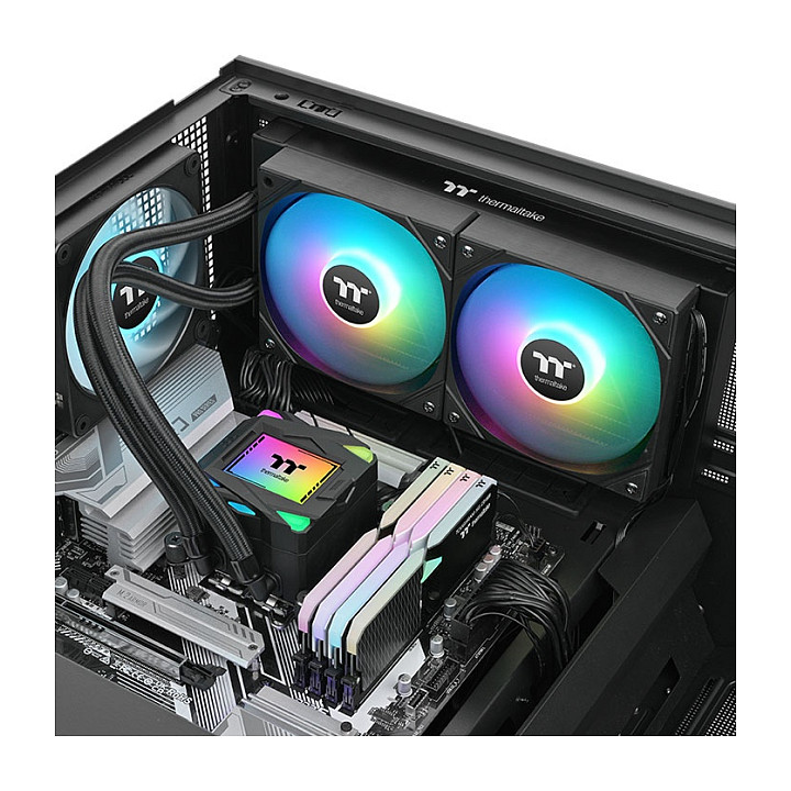 K Wasserkühlung LA240 ARGB Sync All-In-One Liquid Cooler System Black
