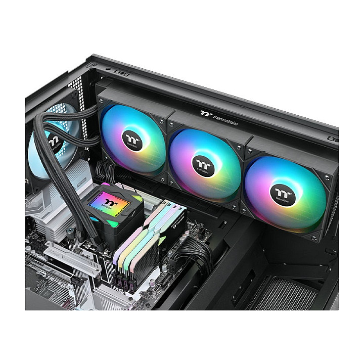 K Wasserkühlung LA360 ARGB Sync All-In-One Liquid Cooler System Black