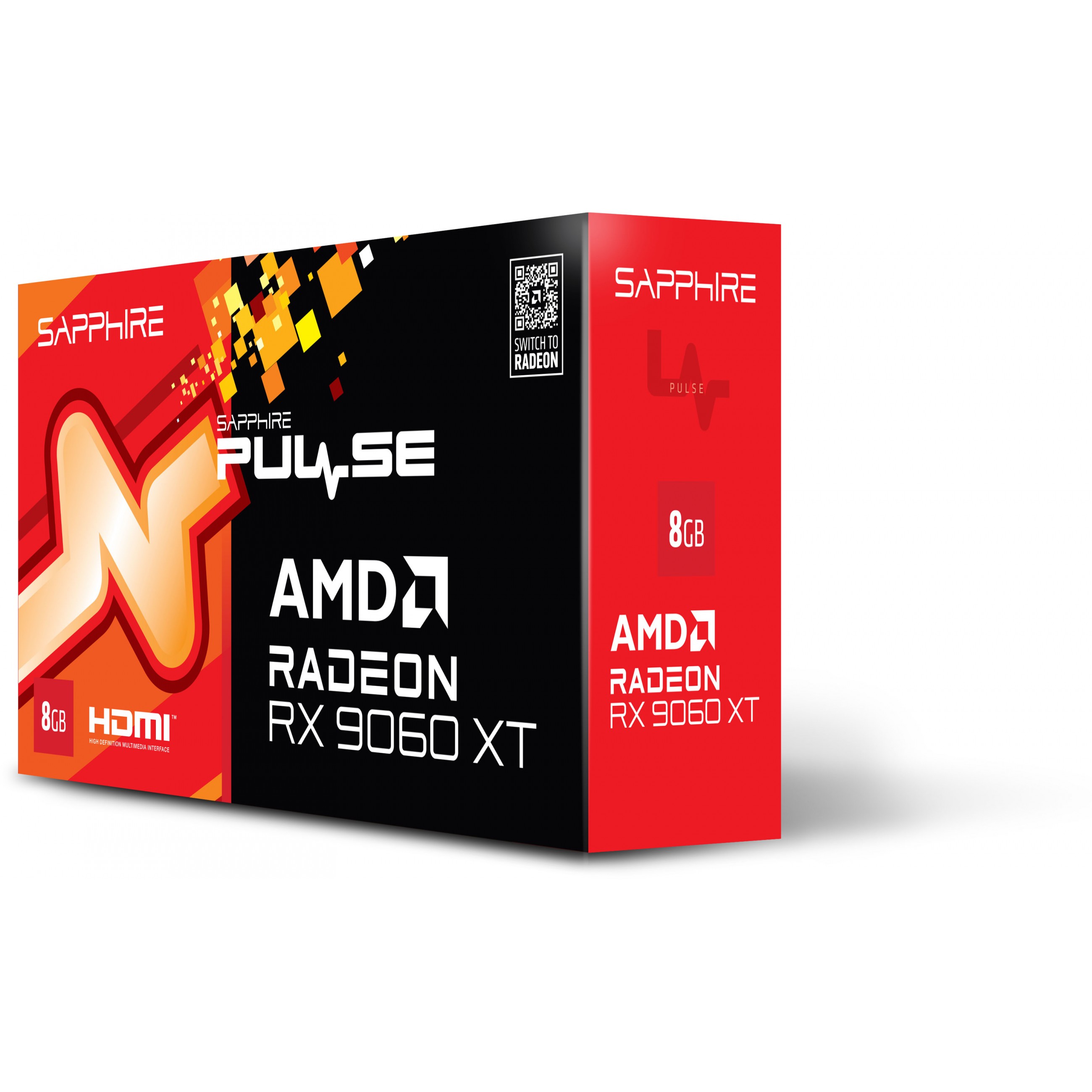 RX 9060 XT 8GB SAPPHIRE Radeon Pulse Gaming OC GDDR6