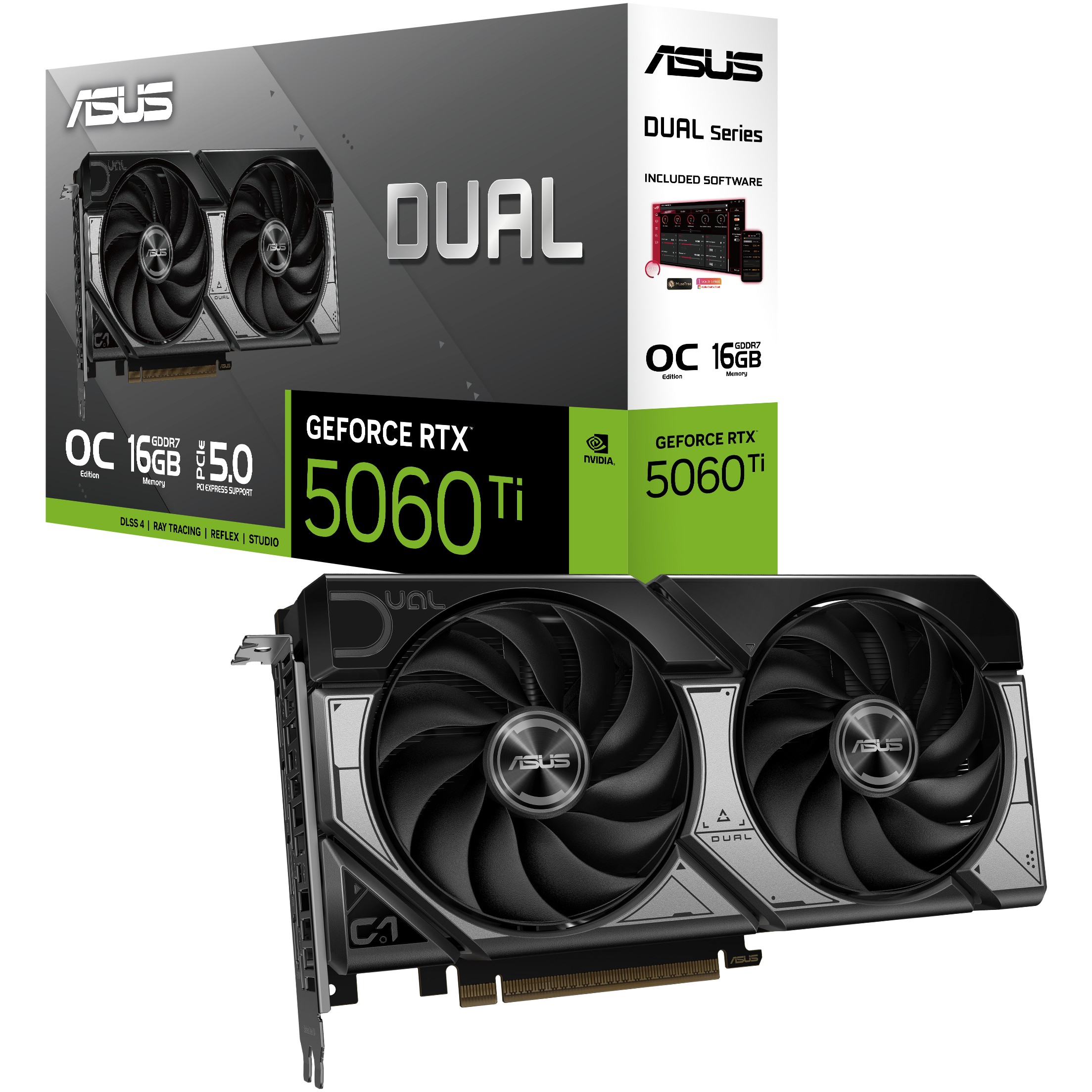 RTX 5060 Ti 16GB ASUS DUAL OC GDDR7