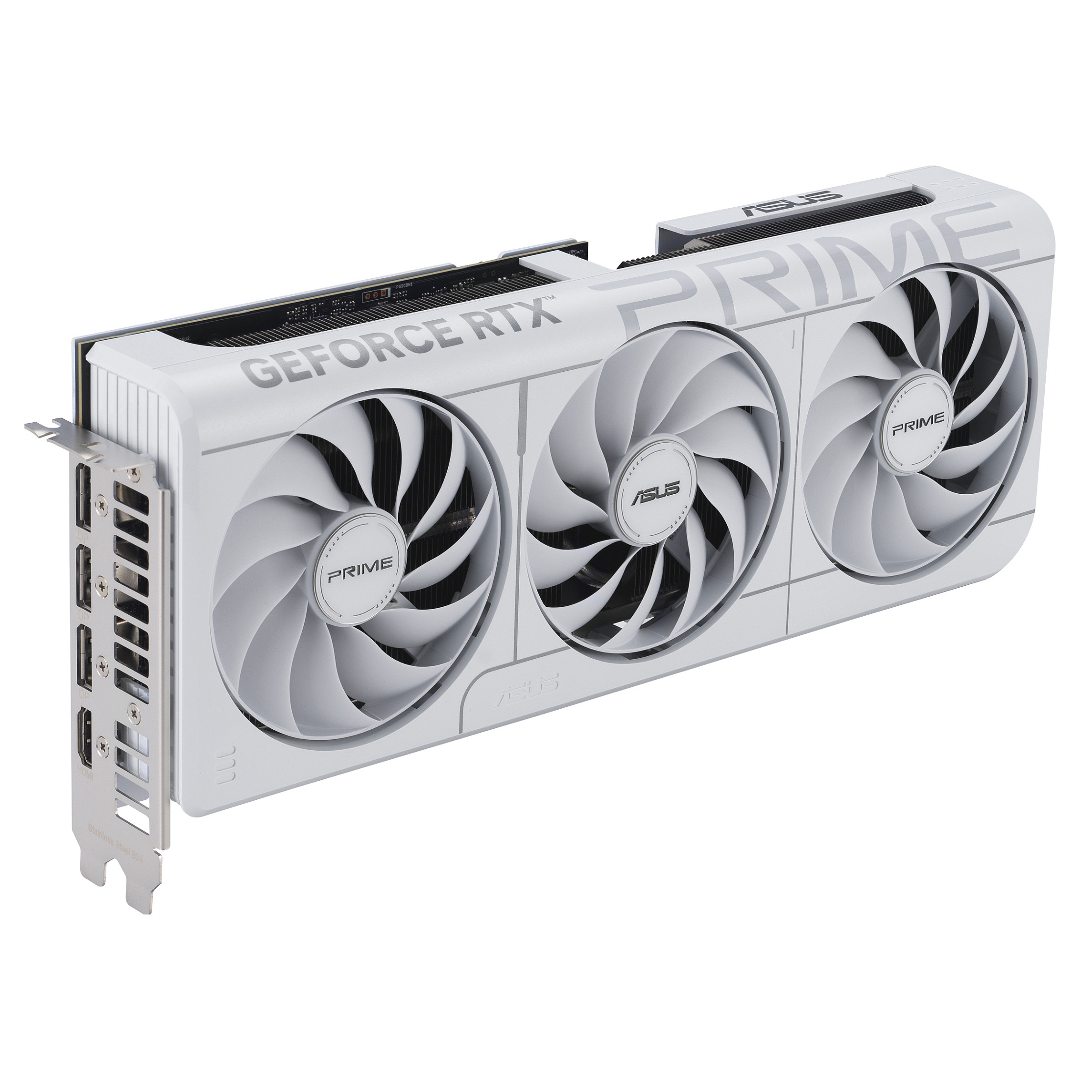 RTX 5070 12GB ASUS Prime OC GDDR7 3 Fan white