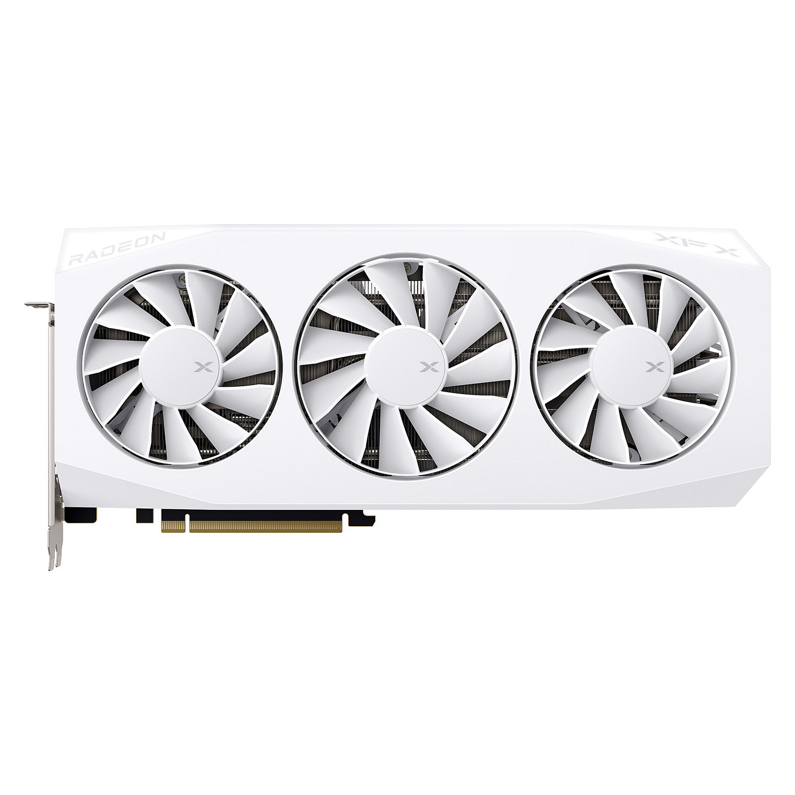 RX 9060 XT 16GB XFX Radeon Mercury OC Gaming GDDR6 3 Fan white