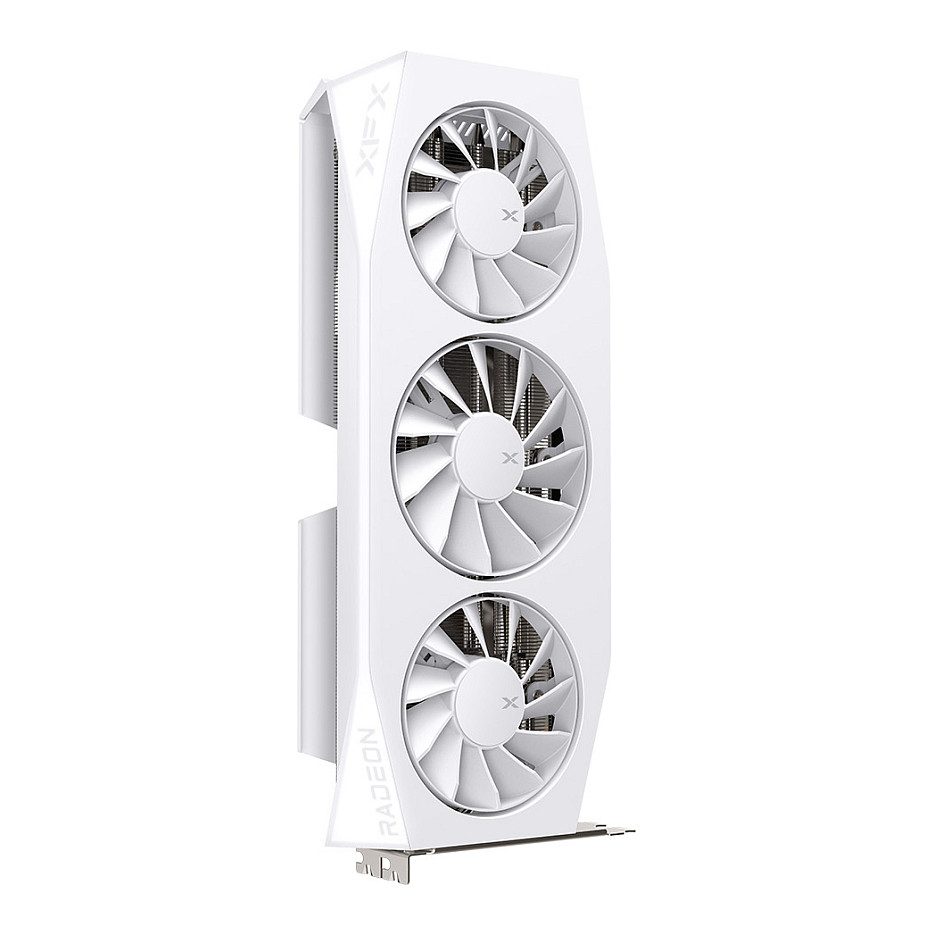 RX 9060 XT 16GB XFX Radeon Mercury OC Gaming GDDR6 3 Fan white