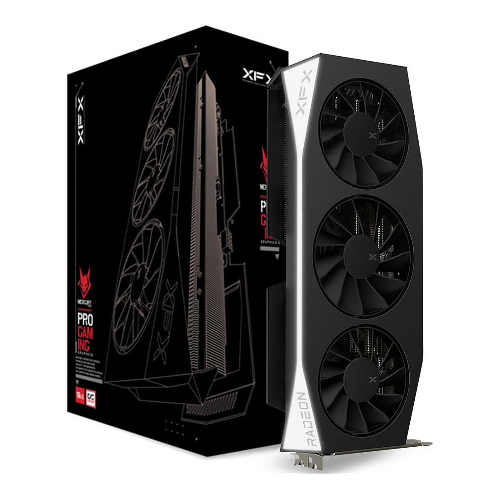 RX 9060 XT 16GB XFX Radeon Mercury OC Gaming GDDR6 3 Fan
