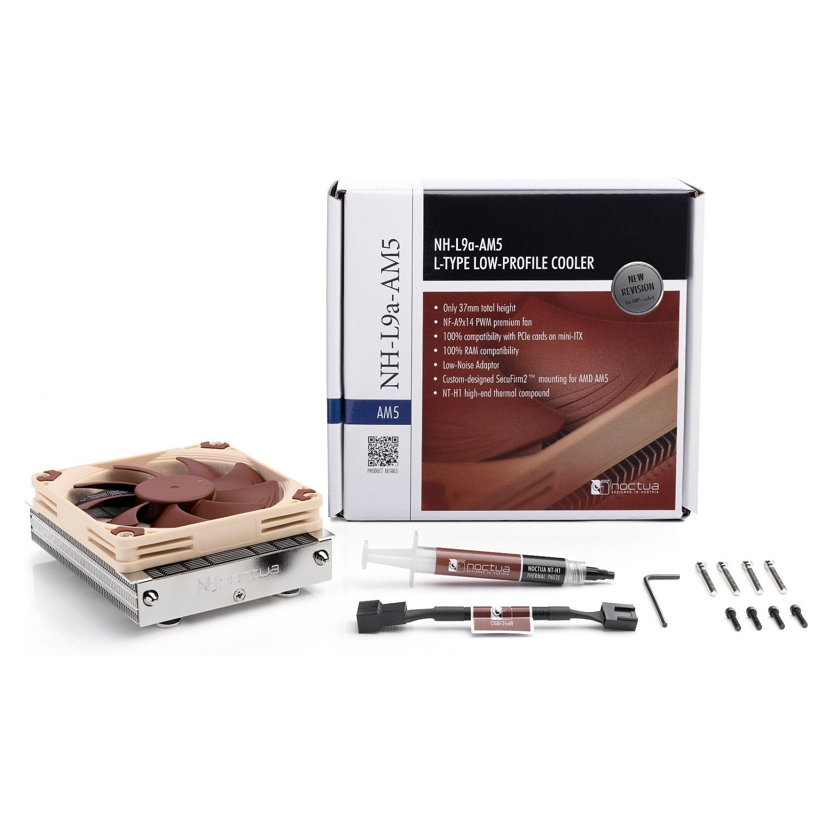 K NOCTUA NH-L9a-AM5 (silber/beige. 92 mm)