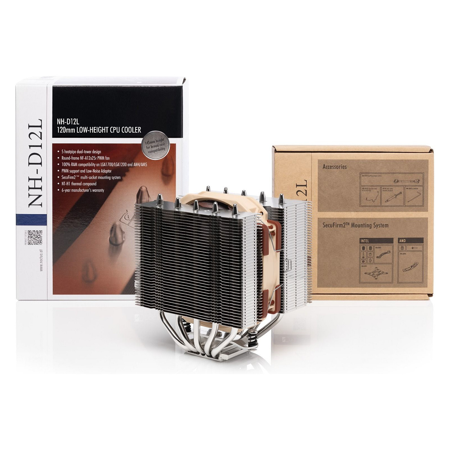 K NOCTUA Kühler NH-D12L LGA1851/1700/1200/115x/AMD
