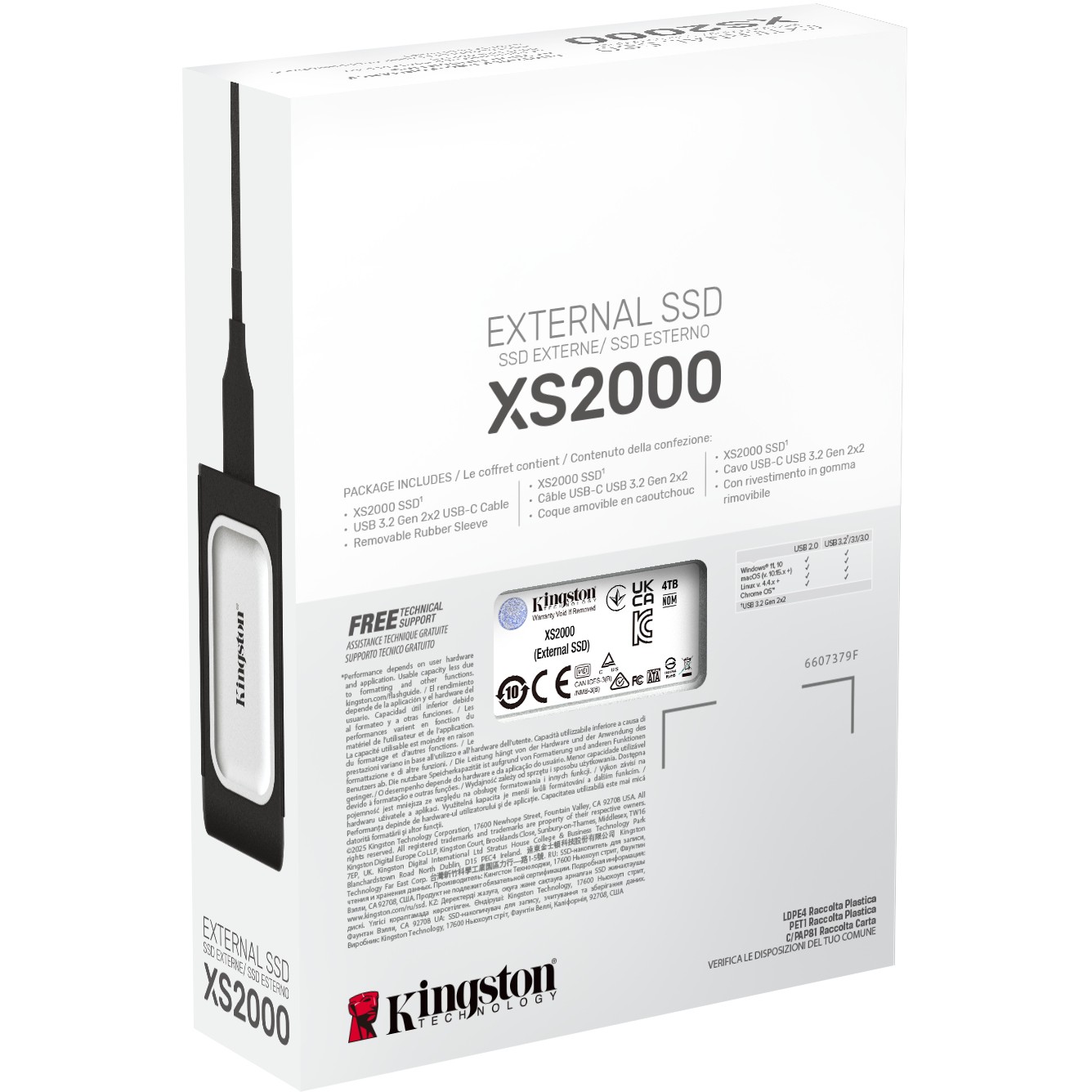 KINGSTON 4TB PORTABLE SSD XS2000