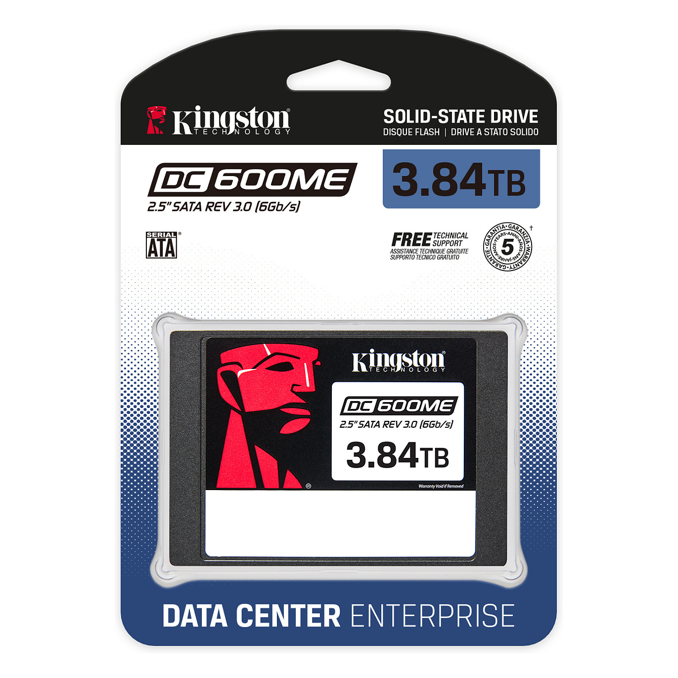 KINGSTON 3840GB DC600ME Mixed-Use TCG Opal 6.35cm 2.5Zoll Enterprise SATA