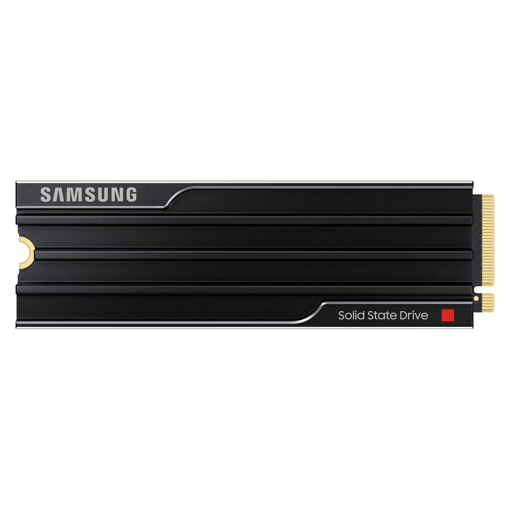 M.2. SAMSUNG 9100 PRO Heatsink NVMe 2TB PCIe 5.0 14.800 MB/s Lesen 13.400 MB/s Schreiben Interne SSD fr PC-Gaming