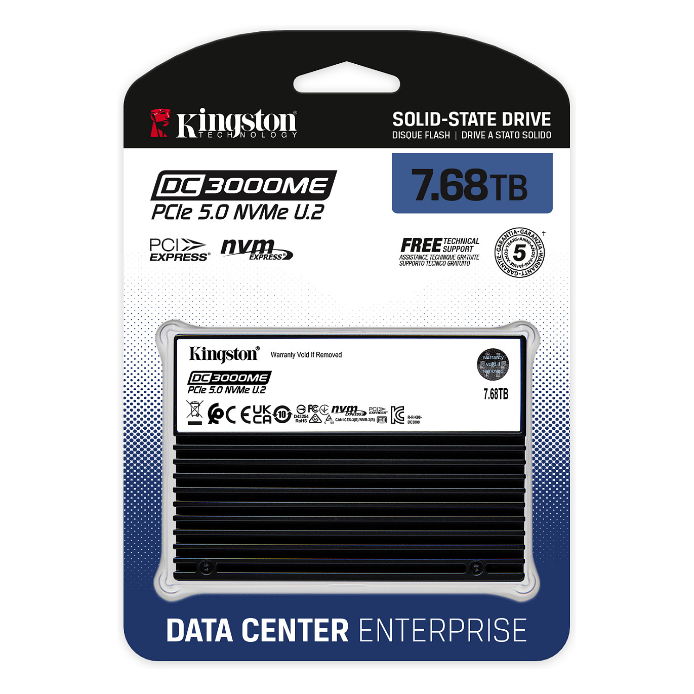 KINGSTON 7.68TB DC3000ME U.2 PCIe 5.0 NVMe