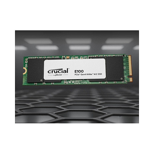 M.2 480GB Crucial (2280) E100 Gen4 NVMe PCIe intern retail