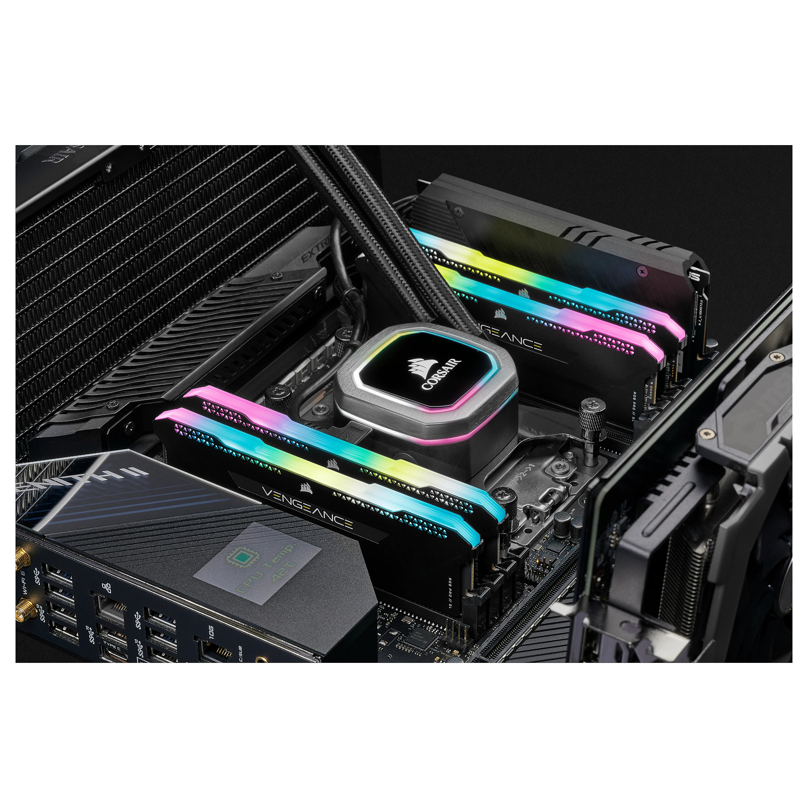 32GB PC 3200 CL16 CORSAIR KIT (2x16GB) VENGEANCE RGB retail