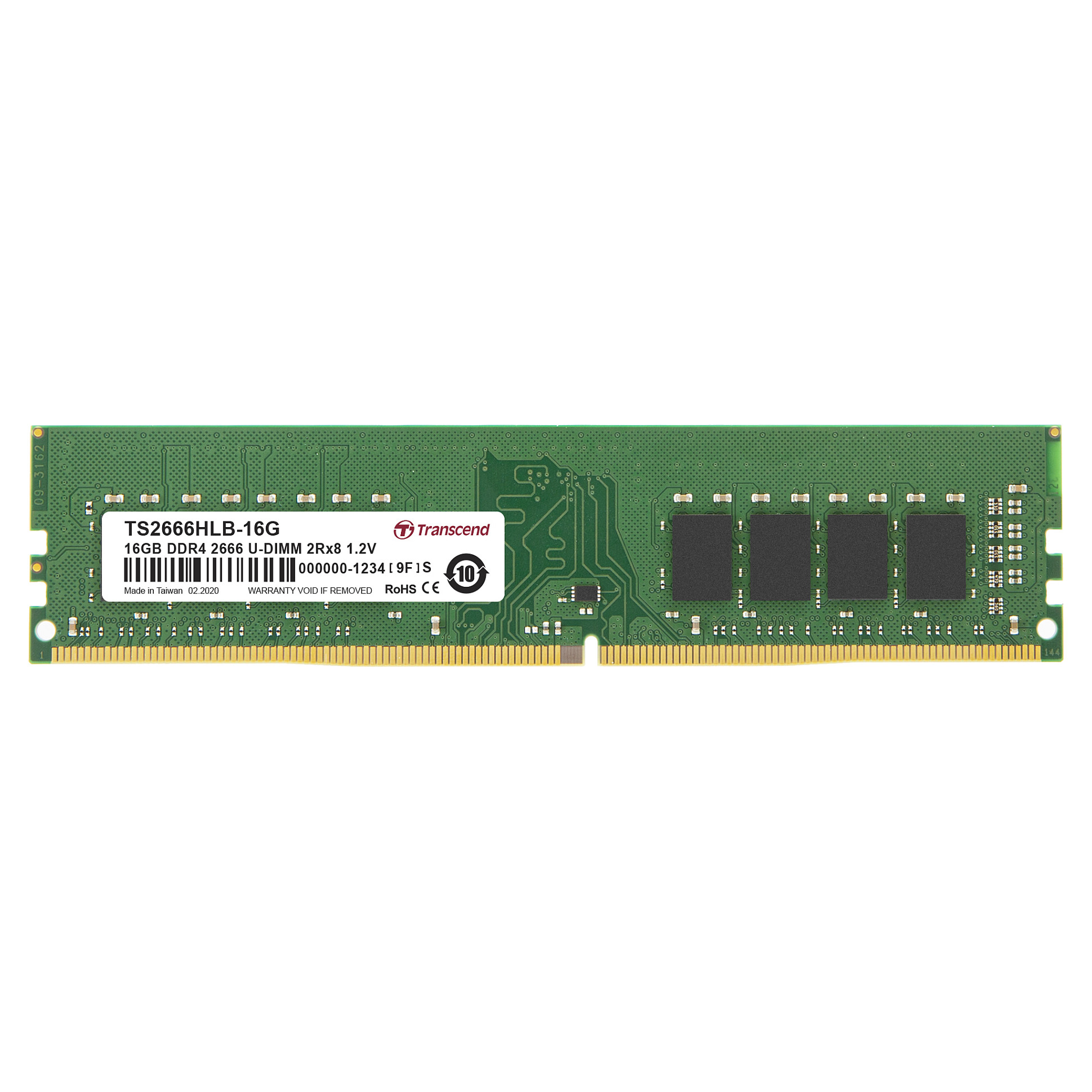16GB PC 2666 CL19 Transcend TSModul. TS2666HLB-16G