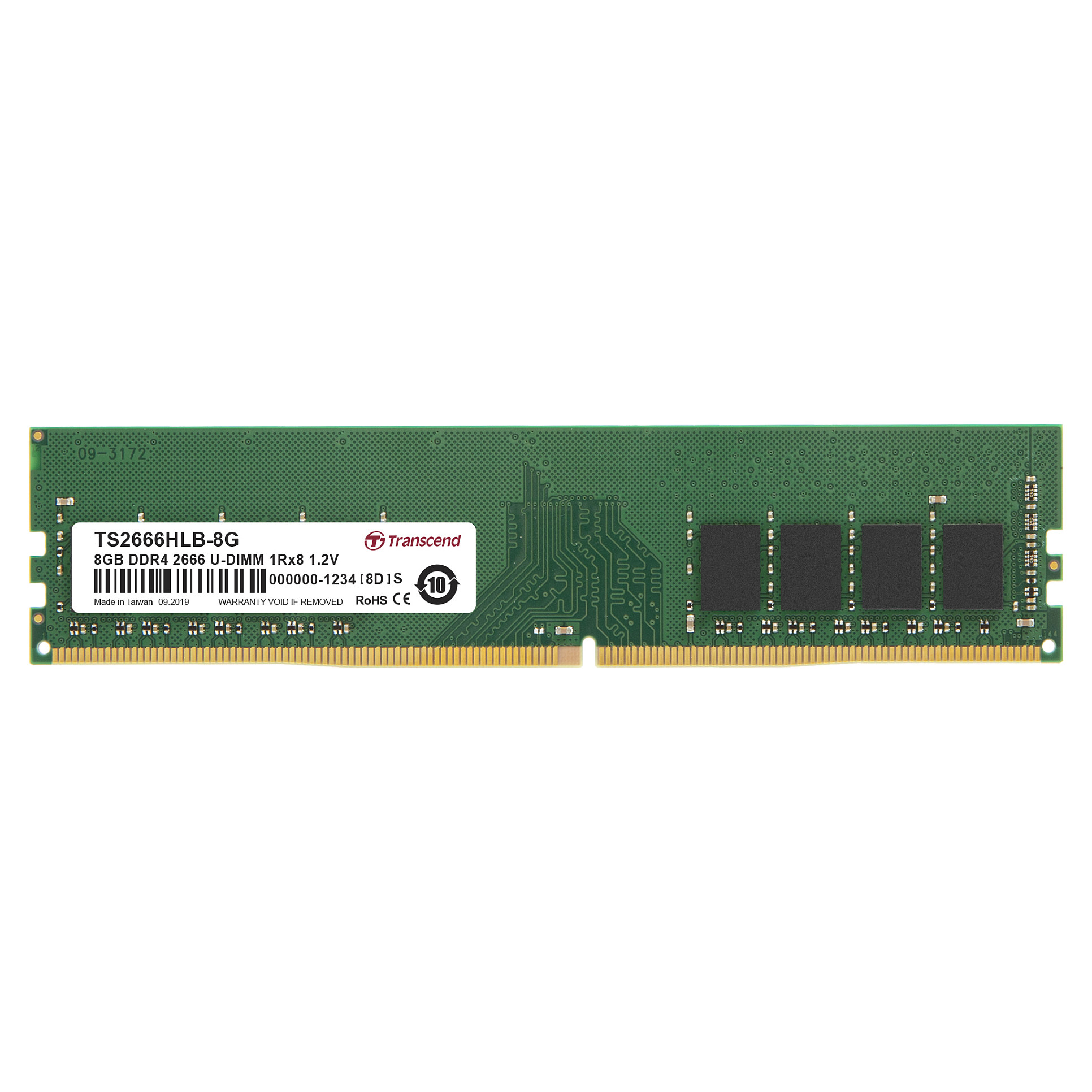 8GB PC 2666 CL19 Transcend TSModul. TS2666HLB-8G