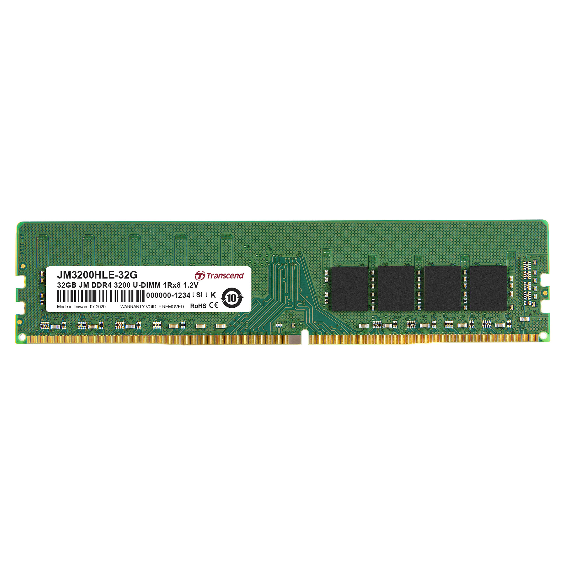 32GB PC 3200 CL22 Transcend JetRam. JM3200HLE-32G