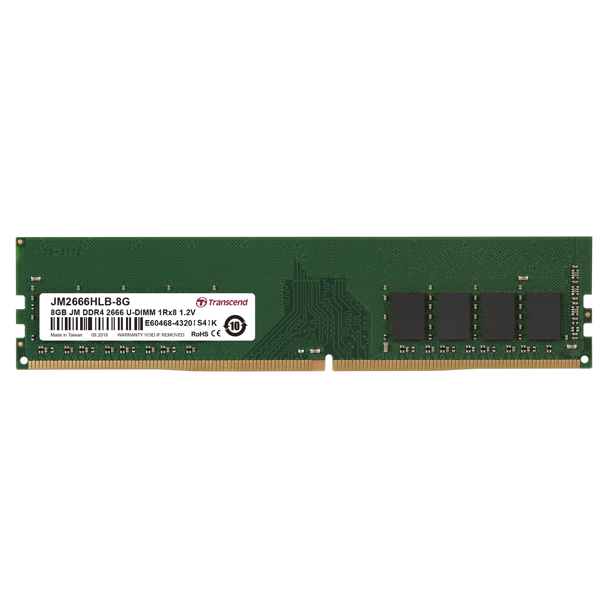 8GB PC 2666 CL19 Transcend JetRam. JM2666HLB-8G