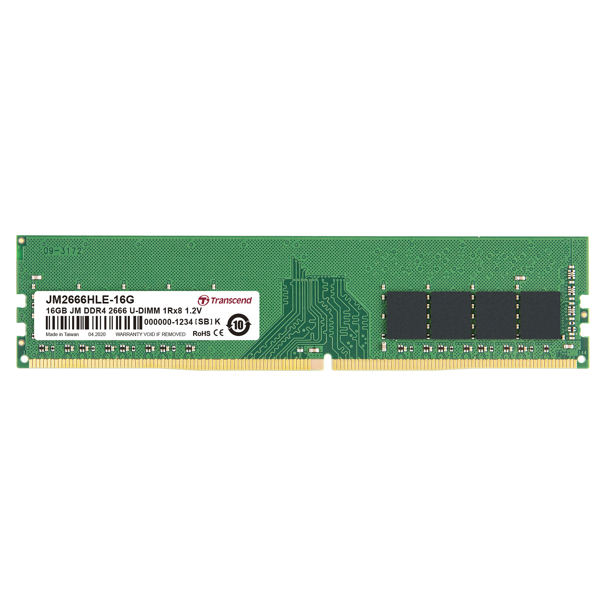 16GB PC 2666 CL19 Transcend JetRam. JM2666HLE-16G