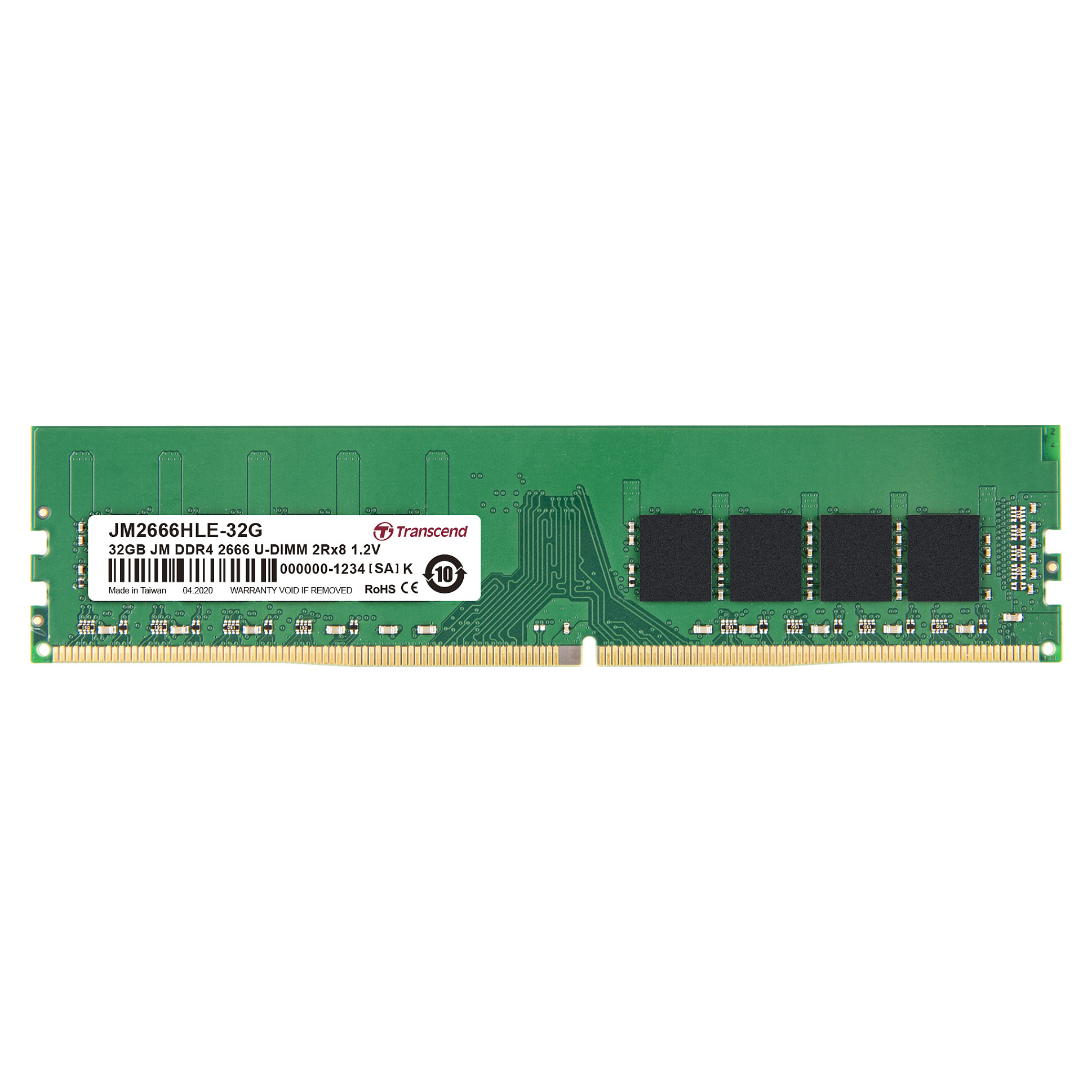 32GB PC 2666 CL19 Transcend JetRam. JM2666HLE-32G