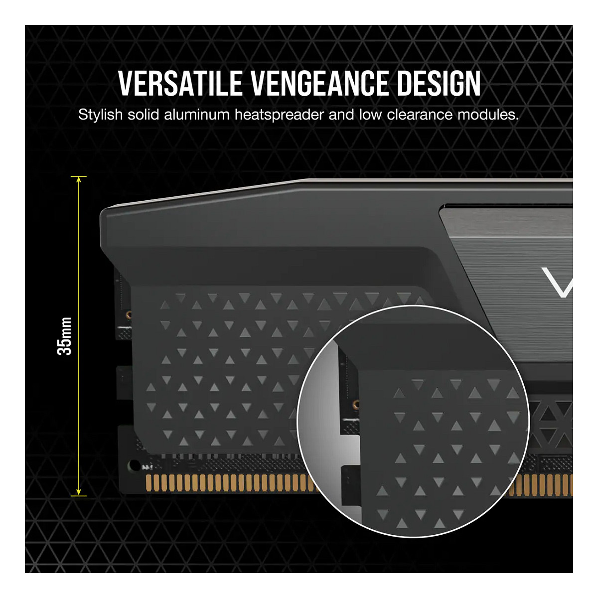 32GB PC 7200 CL34 CORSAIR KIT (2x16GB) VENGEANCE Black retail