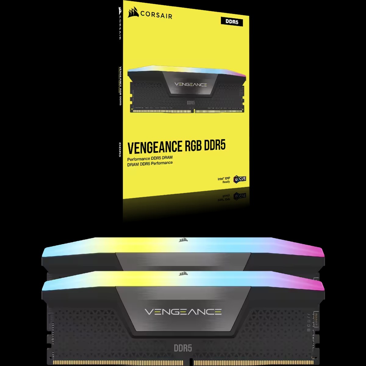 32GB PC 6400 CL36 CORSAIR KIT (2x16GB) VENGEANCE RGB B retail