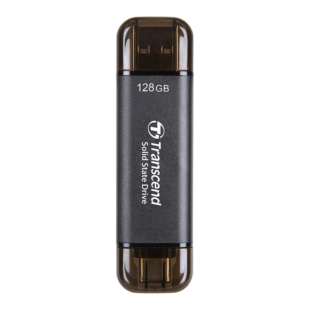 Transcend SSD ESD310C 128GB USB-C USB 3.2 Gen 2x1 black