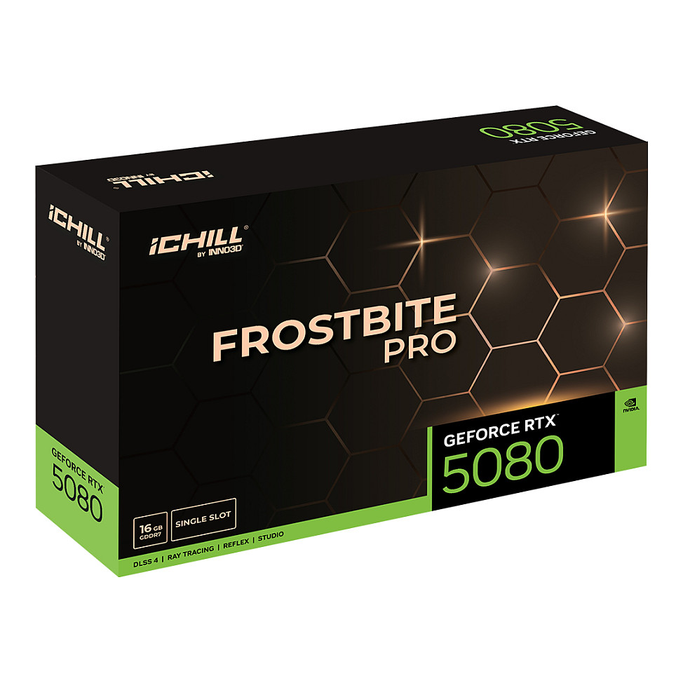 RTX 5080 16GB Inno3D iChill Frostbite Pro GDDR7 3 Fan