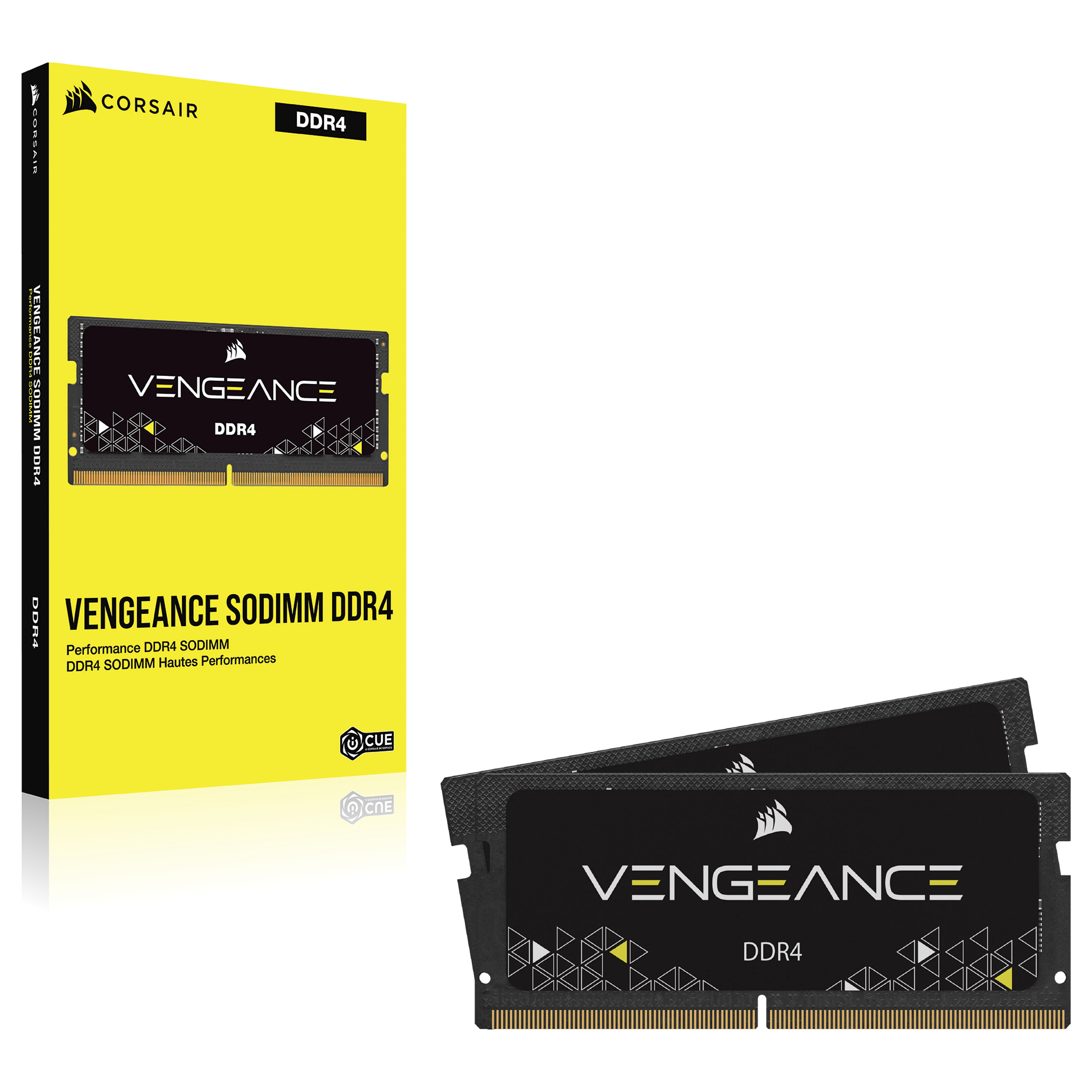 16 GB Corsair SO-DIMM 2666 (2x 8 GB) Dual-Kit (schwarz. CMSX16GX4M2A2666C18. Vengeance)