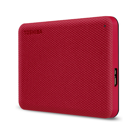 Toshiba Storage Canvio Advance 1 TB, Externe Festplatte (rot, Micro-USB-B 3.2 Gen 1 (5 Gbit/s))