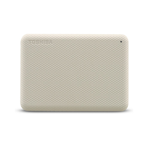 Toshiba Storage Canvio Advance 2 TB, Externe Festplatte (beige, Micro-USB-B 3.2 Gen 1 (5 Gbit/s))