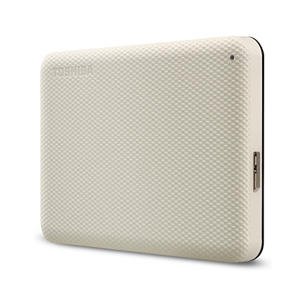 Toshiba Storage Canvio Advance 4 TB, Externe Festplatte (beige, Micro-USB-B 3.2 Gen 1 (5 Gbit/s))