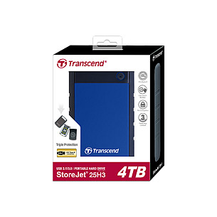 Transcend 6.3cm 4TB USB3.1 StoreJet 25H3B Navy Blue