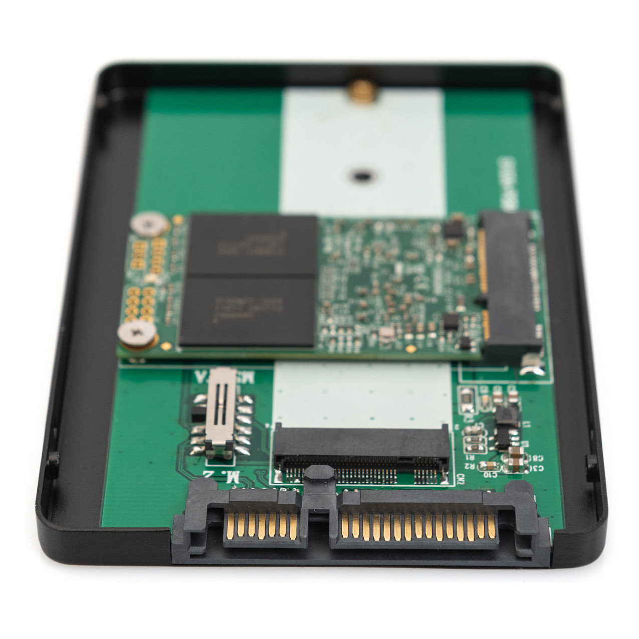 DIGITUS 2,5" SATA Festplattenadapter M.2 oder mSATA