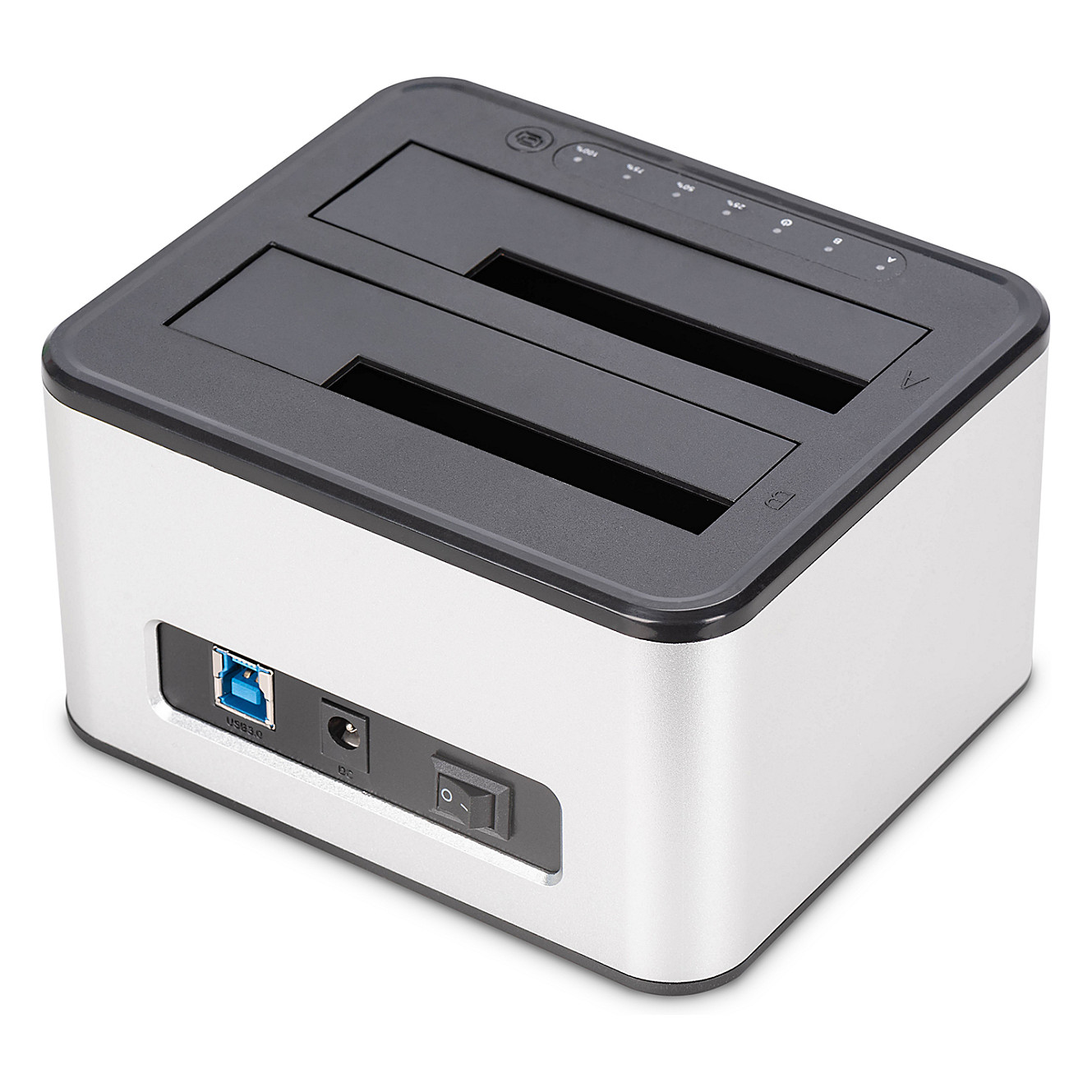 DIGITUS Docking USB ->2x 2,5"/3,5" SATA HHD, SSD silber
