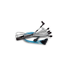 RAID Kabel SAS Mini SAS HD auf 2x OCulink U.2 Enabler (SFF8643 auf 2x SFF8612) 1m