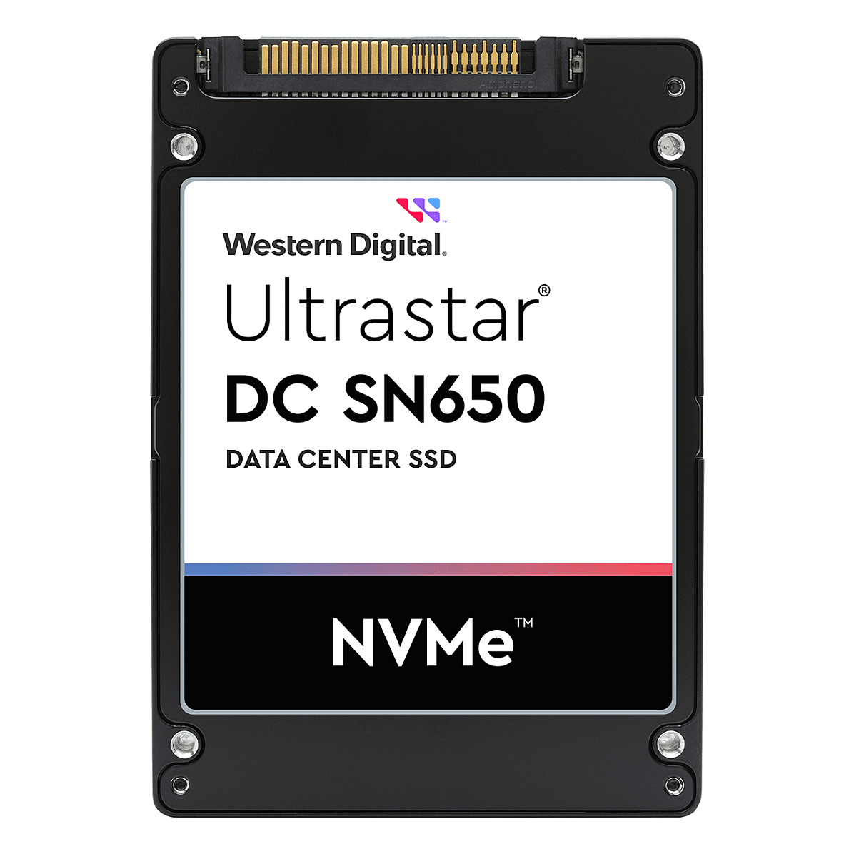 M.2 2.5Zoll WESTERN DIGITAL Ultrastar DC SN650 SSD U.3 15MM 7680GB 6.4cm PCIe TLC RI-1DW/D BICS5 ISE