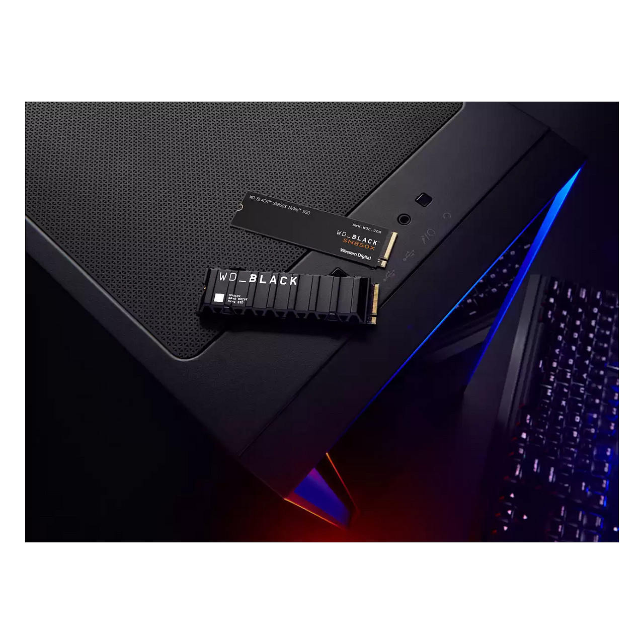 M.2 1TB WD BLACK SN850X NVMe WDBB9G0010BNC 2280 PCIe 4.0 (NVMe) - Schwarz