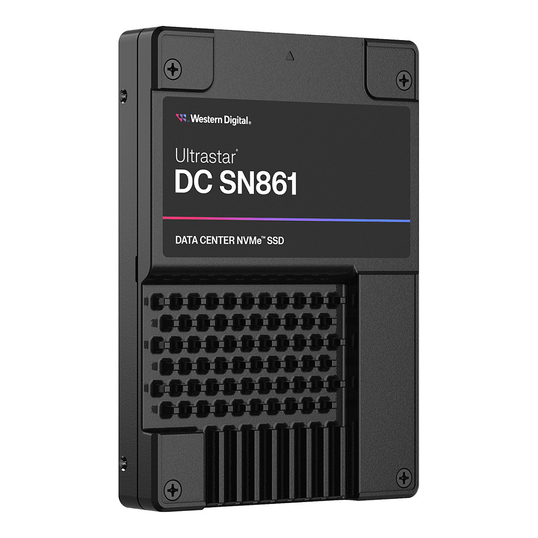 2,5" WD Ultrastar DC SN861 WUS6BA176PSP9X3 - Datencenter - 7.68 TB - intern - U.2 PCIe 5.0 x4 (NVMe)