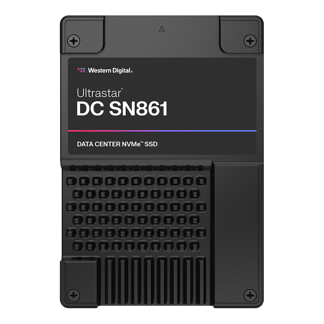 2,5" WD Ultrastar DC SN861 WUS6BA176PSP9X3 - Datencenter - 7.68 TB - intern - U.2 PCIe 5.0 x4 (NVMe)