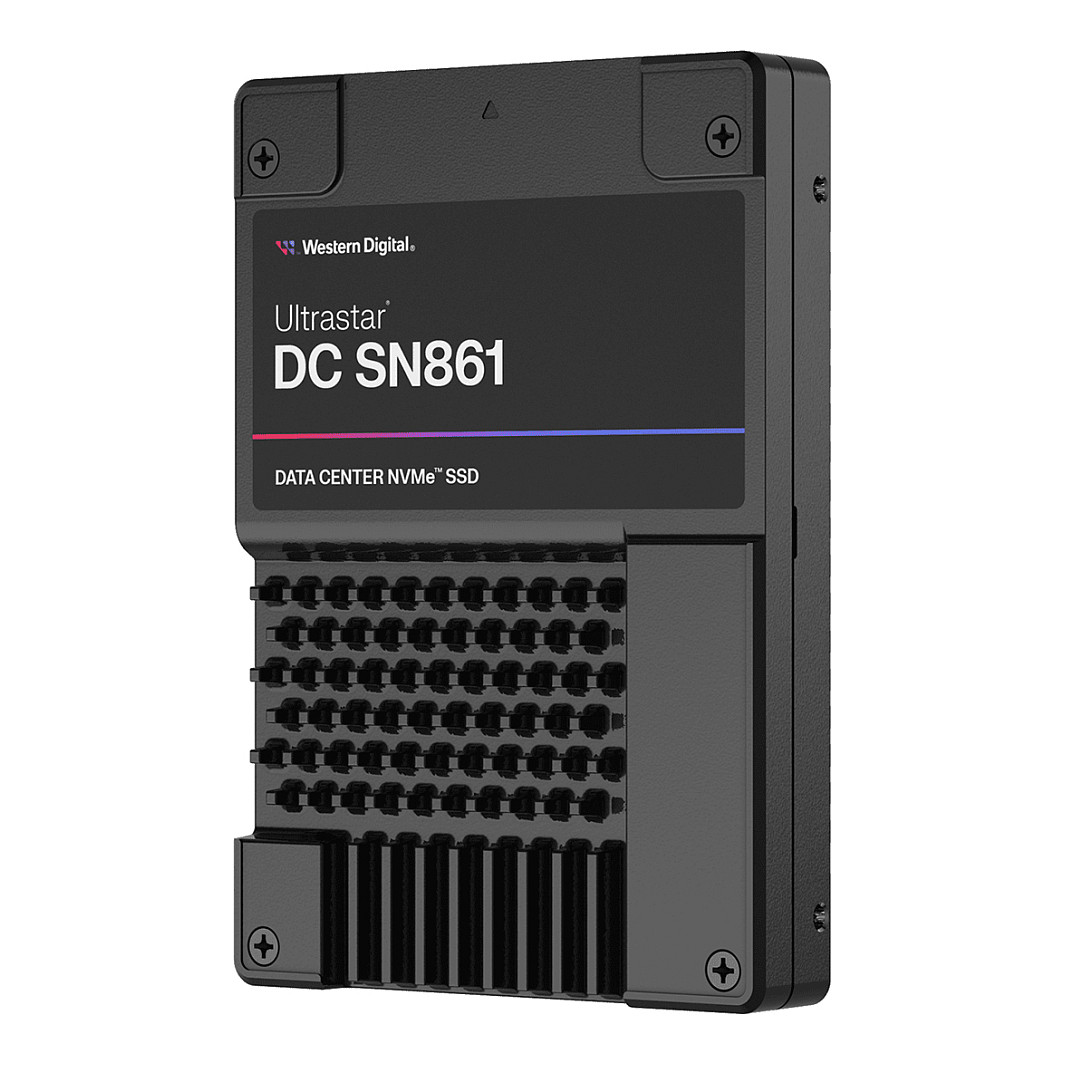 2,5" WD Ultrastar DC SN861 WUS6BA176PSP9X3 - Datencenter - 7.68 TB - intern - U.2 PCIe 5.0 x4 (NVMe)