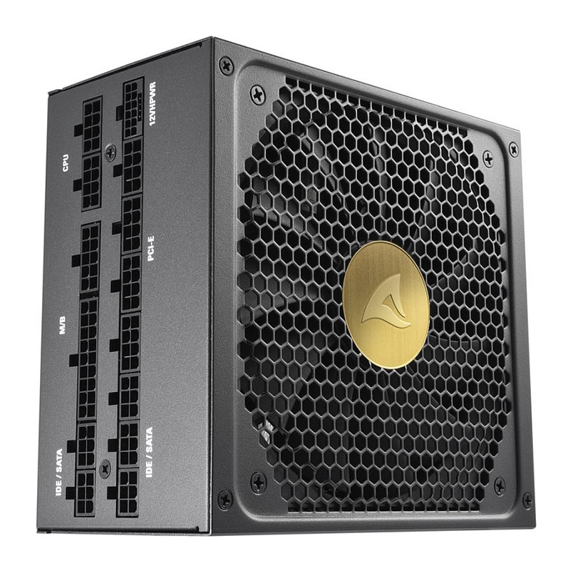 1300W Sharkoon REBEL P30 Gold 1300W ATX3.0 (schwarz, 1x 12VHPWR, 8x PCIe, Kabel-Management, 1300 Watt)