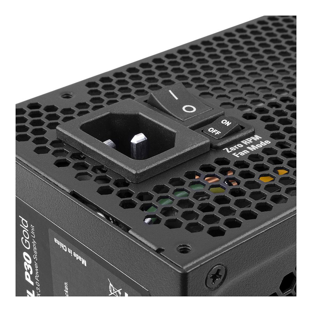 1300W Sharkoon REBEL P30 Gold 1300W ATX3.0 (schwarz, 1x 12VHPWR, 8x PCIe, Kabel-Management, 1300 Watt)