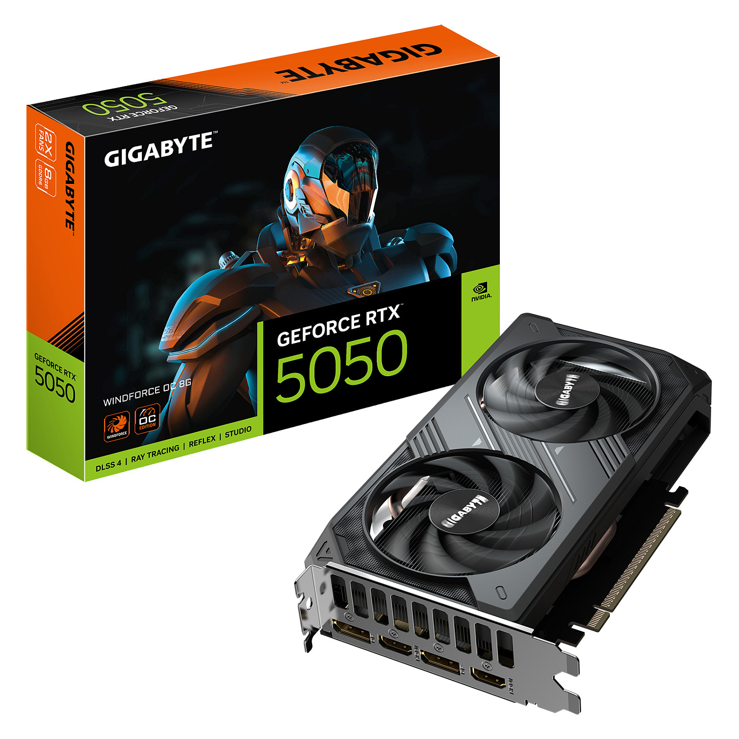 RTX 5050 8GB Gigabyte WINDFORCE OC GDDR6