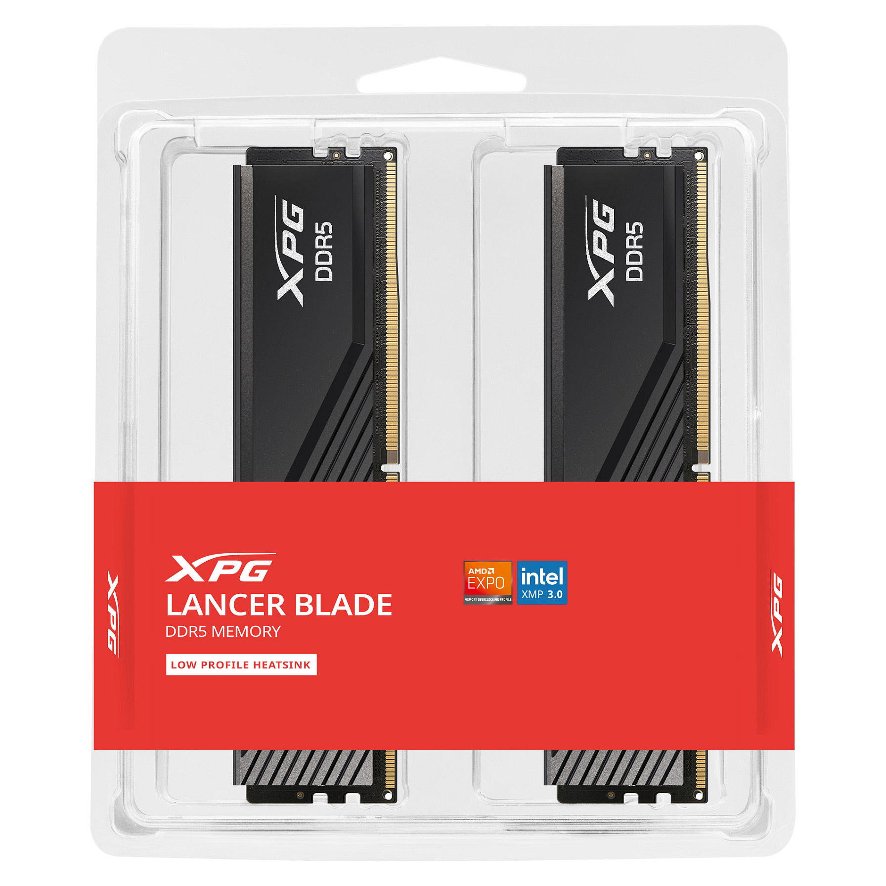 32 GB ADATA DIMM 5600 (2x 16 GB) Dual-Kit (schwarz, AX5U5600C4616G-DTLABBK, XPG Lancer Blade, INTEL XMP, AMD EXPO)