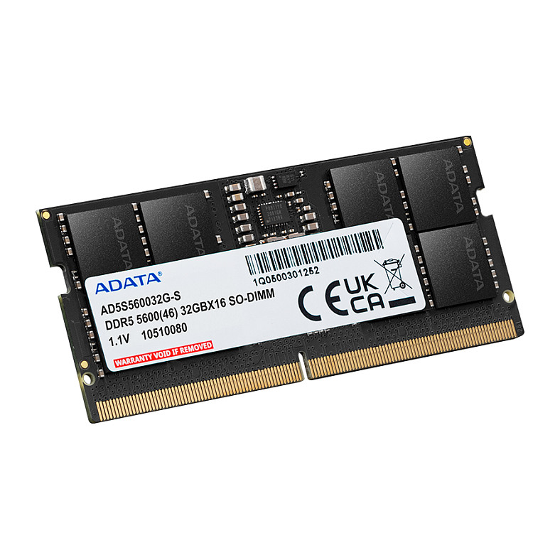 16 GB ADATA SO-DIMM 5600 (schwarz, AD5S560016G-S, Premier Tray)