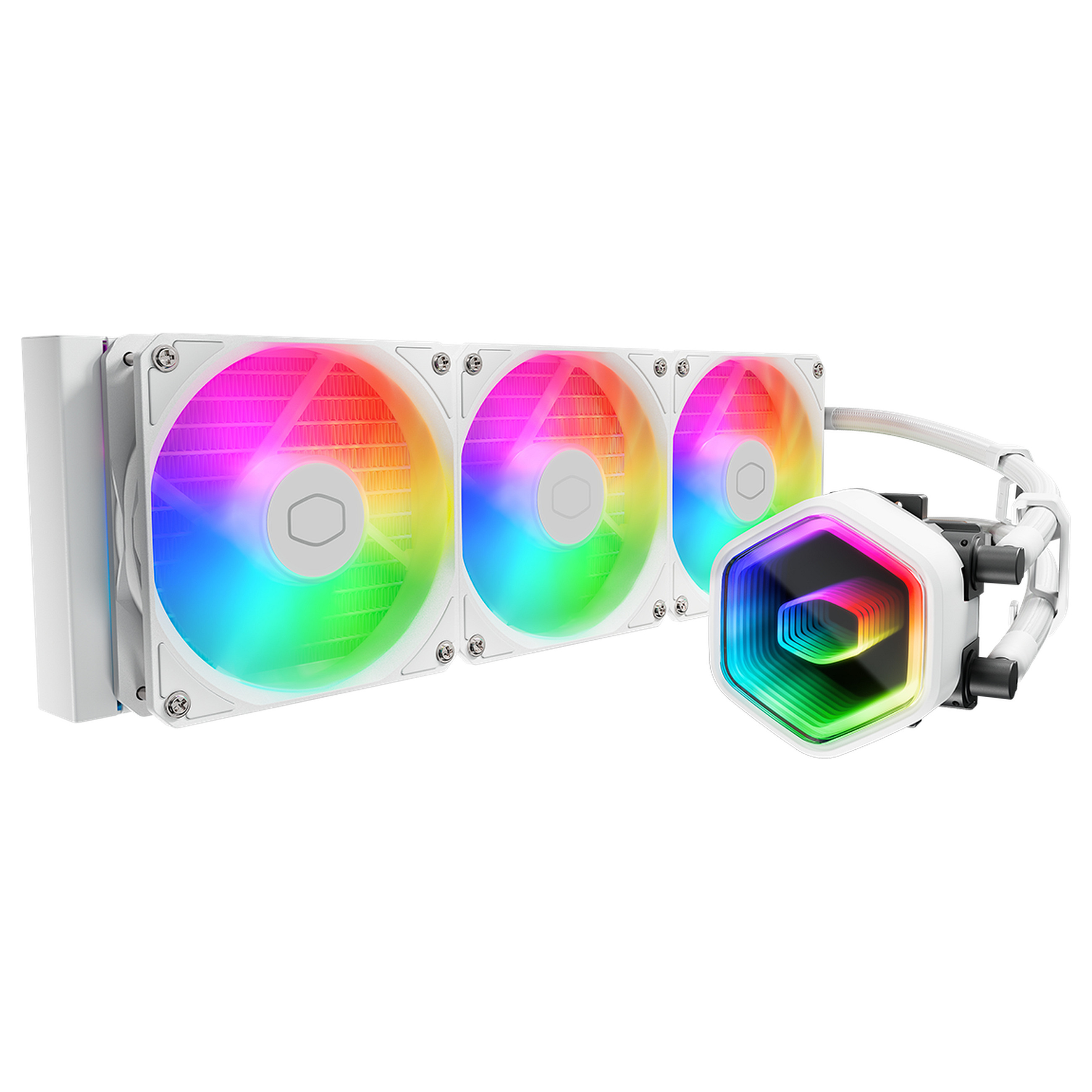 K CoolerMaster WAK MasterLiquid 360 Core II White Edition