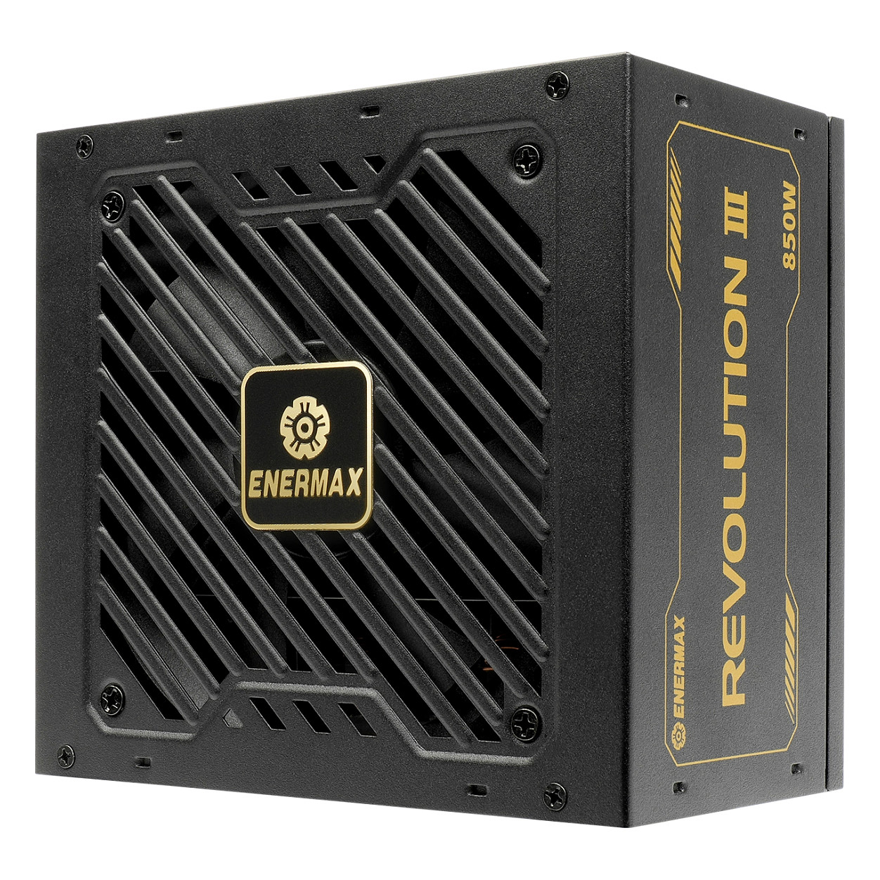 850W Enermax Power Supply 850W Revolution3 80+ Gold Black FULLMOD